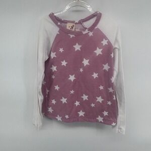 Lily Bleu Star Print Raglan‎ Long Sleeve Top Girl's